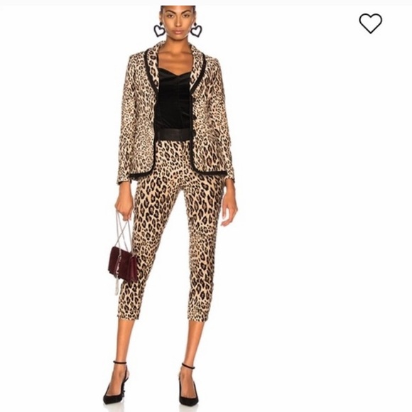 Frame Animal Print Tux Pants - Picture 2 of 4